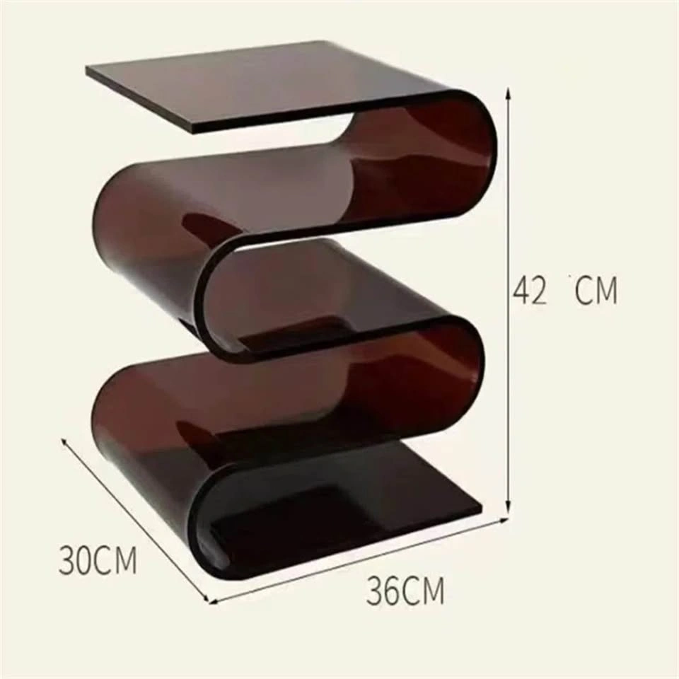 Modern S-Shaped Acrylic Coffee Table - photo 3