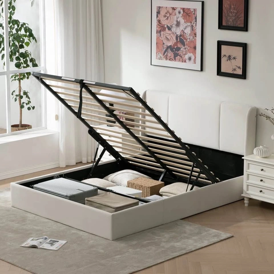 Modern Hydraulic Lift-Up Storage Bed - photo 2