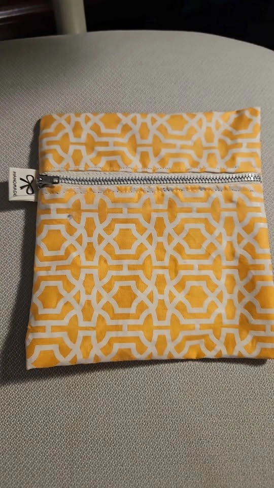 All occasion Handmade Reusable Zipper Pouches. Fully lined inner - photo 5