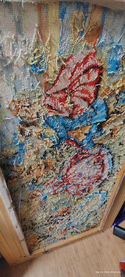 Vintage Framed Tapestry Wall Art - photo 2