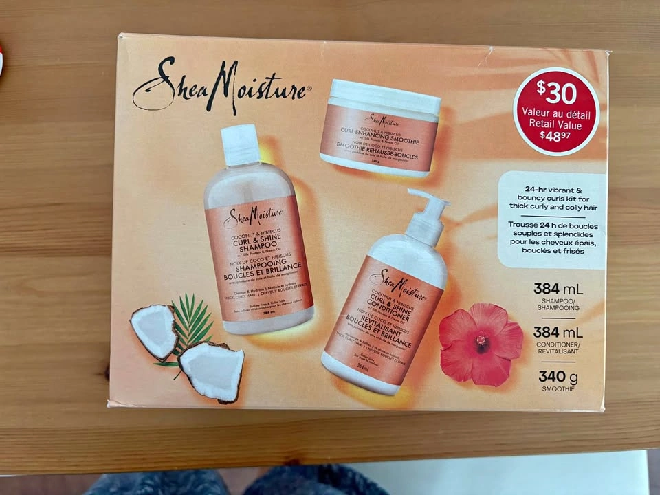 Shea Moisture Set - Shampoo Conditioner and Mask