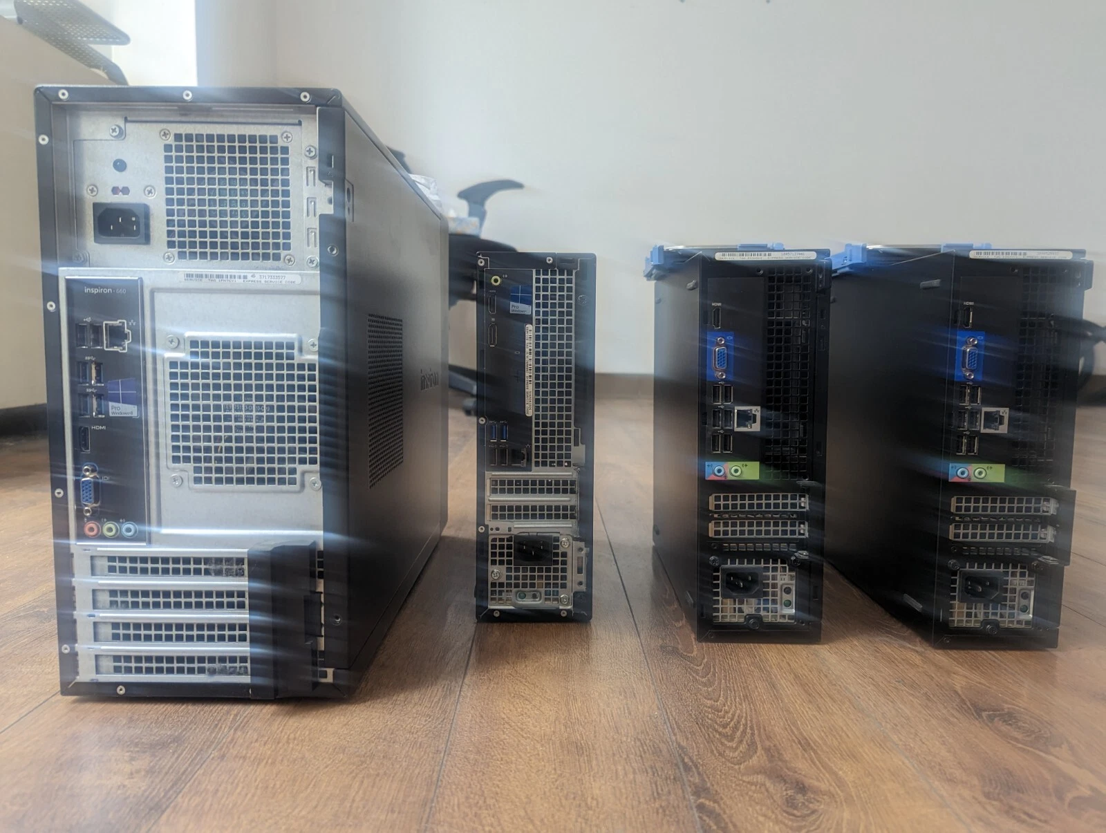 Bundle of 3 Dell Desktops (OptiPlex 3010/3040, Inspiron 660) - photo 2
