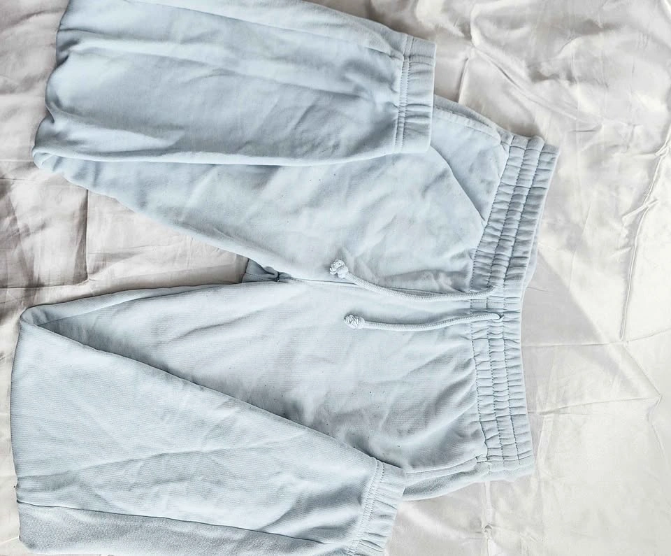 TNA Airy AF Cuffed Sweatpants - Light Blue - Size XS - photo 3