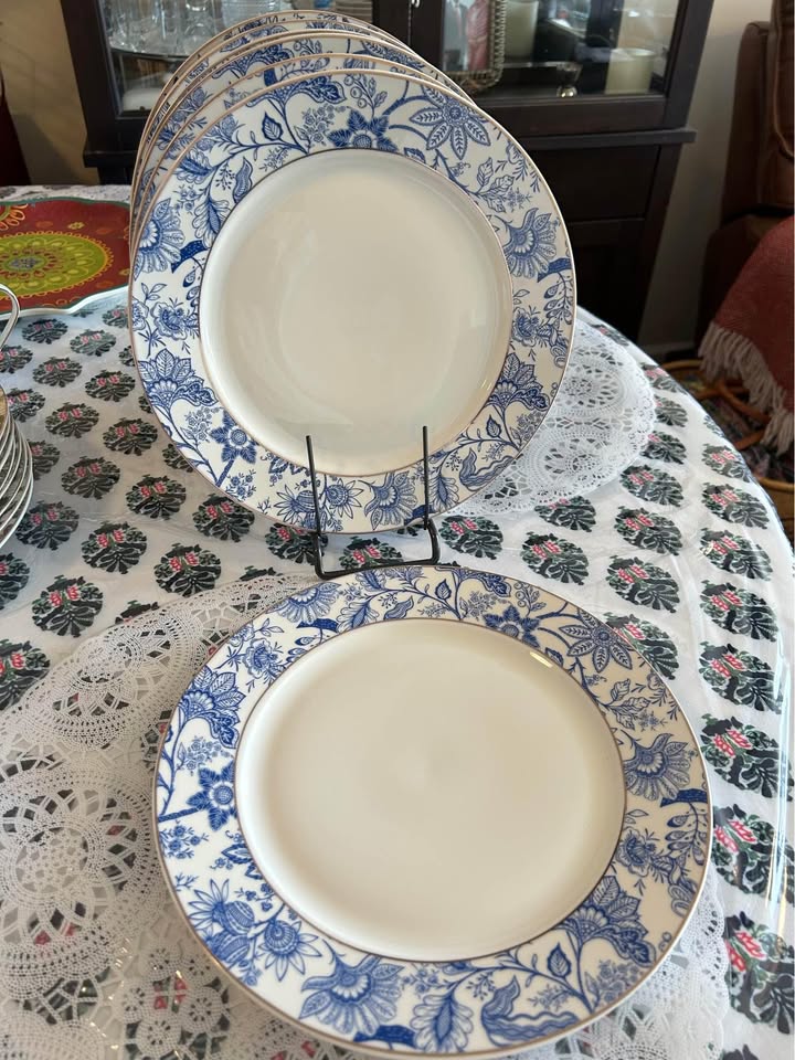Porcelain Dinner Plates for 8 - photo 2