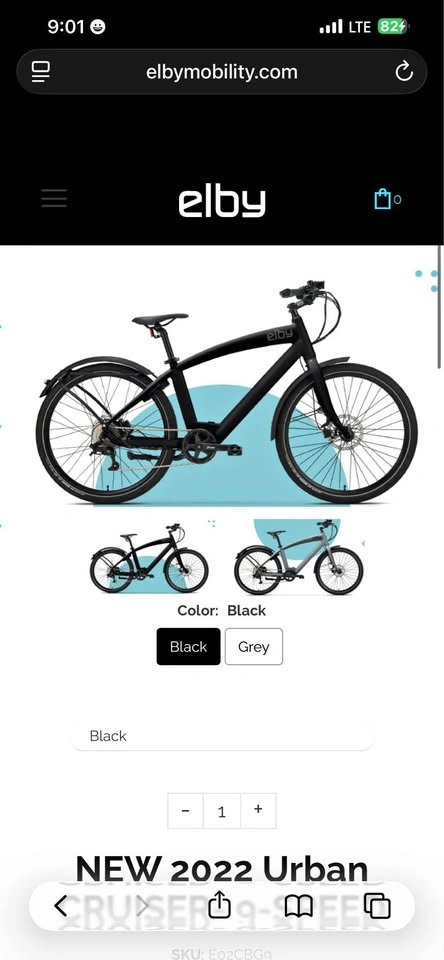 Elby Urban Cruiser E-Bike - Brand New in Box