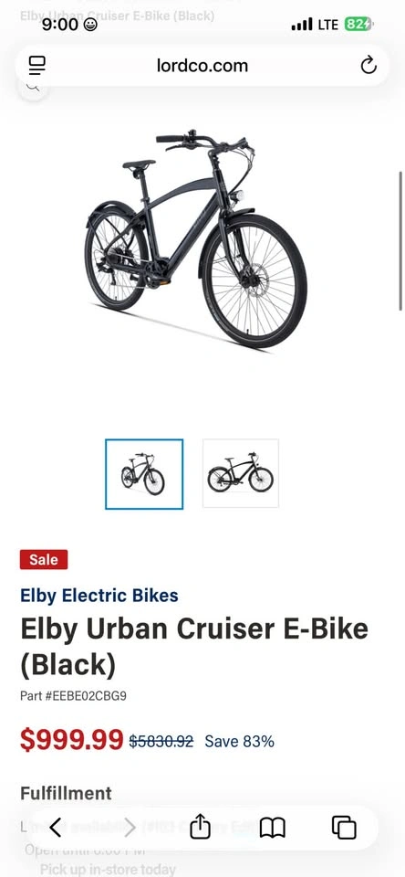 Elby Urban Cruiser E-Bike - Brand New in Box - photo 5