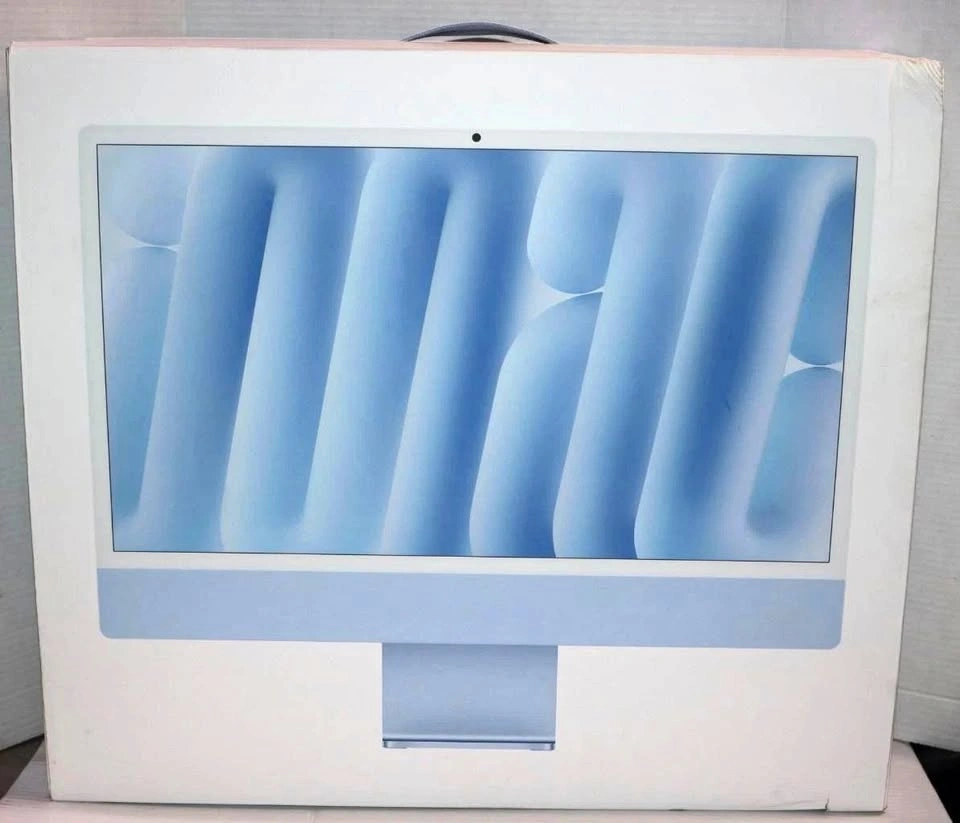 24" Apple iMac M4 (2024) - 10-Core CPU/GPU, 16GB RAM, 512GB SSD,