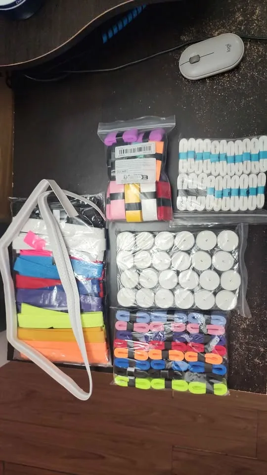 Badminton / squash / tennis / table tennis/pickleball grips image indicator(4)