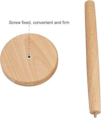 Brand New Bamboo Paper Towel Holder – Wooden Stand - photo 2