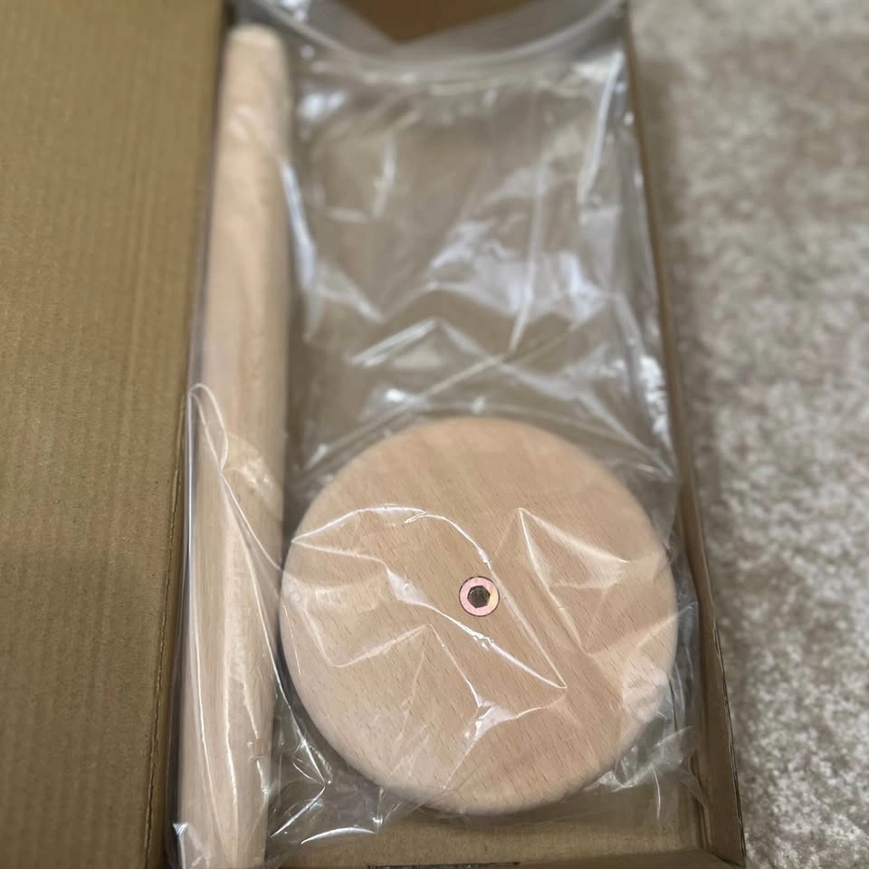 Brand New Bamboo Paper Towel Holder – Wooden Stand - photo 3