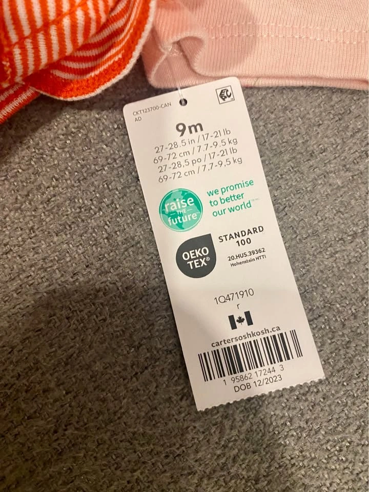 NWT Carter’s 9m Set - photo 2