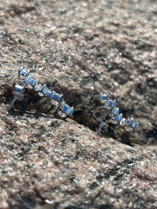 925 Sterling Silver CZ Earrings - photo 5