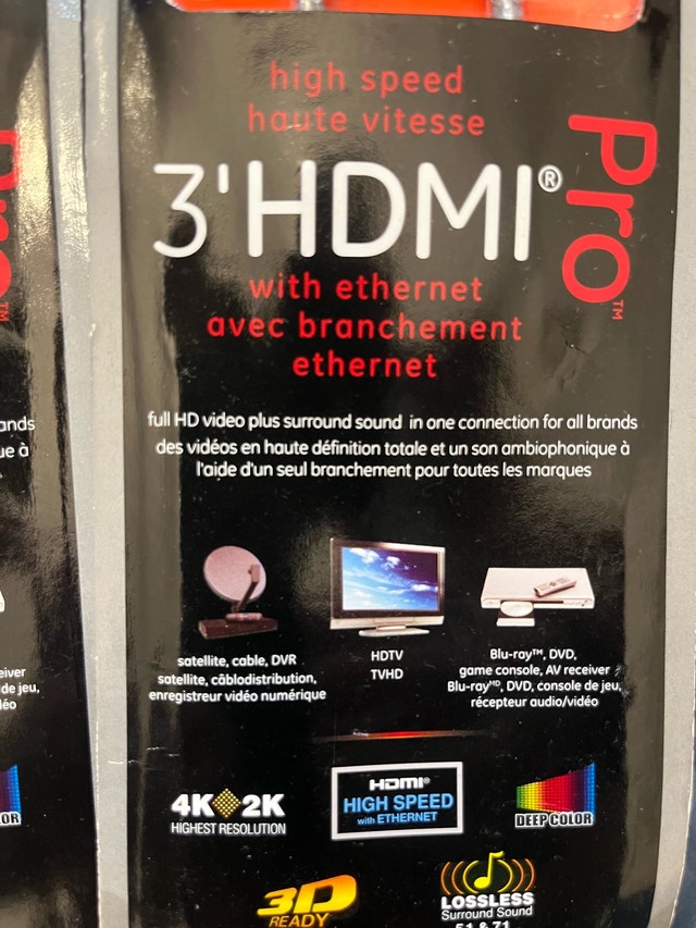 Unopened Cables $2 ea. HDMI, Cat 6 Ethernet - photo 2