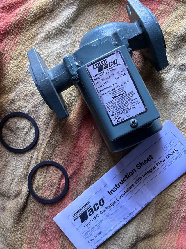 TACO 007 SERIES CARTRIDGE CIRCULATOR - photo 3