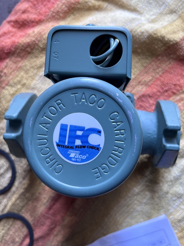 TACO 007 SERIES CARTRIDGE CIRCULATOR - photo 4