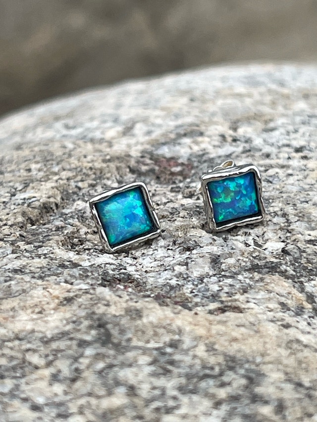 Sterling Silver Opal Earrings - photo 5