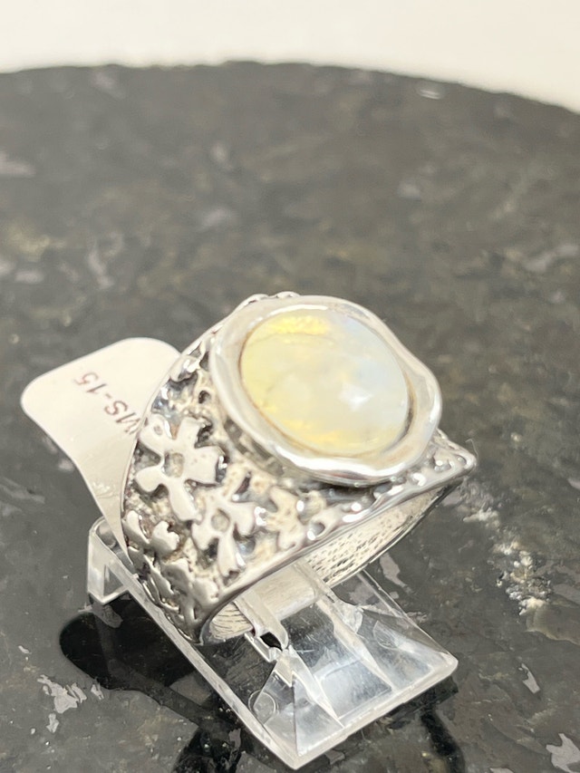New 925 Sterling Silver Labradorite Ring - Size 9 - photo 2
