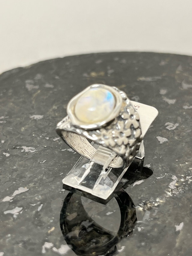 New 925 Sterling Silver Labradorite Ring - Size 9 - photo 3