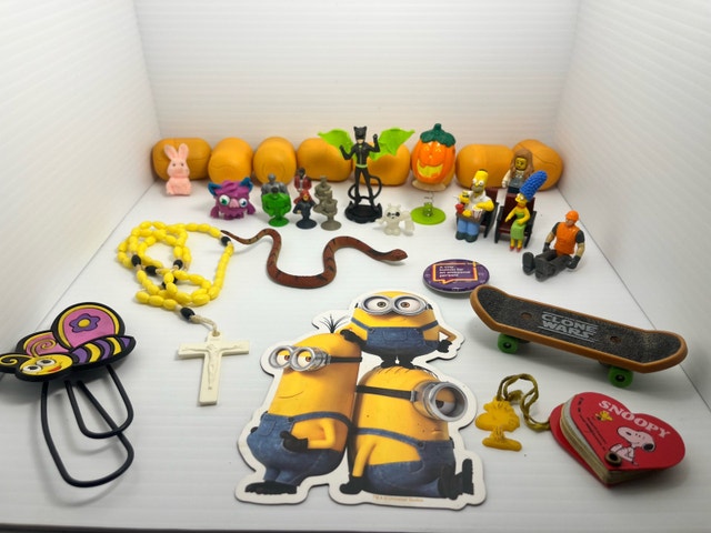 Assorted Toys and Kinder Surprise Collectibles