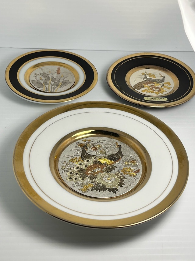 Chokin Art Plates