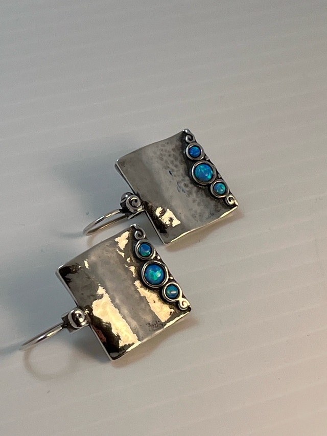 New 925 Opal Earrings