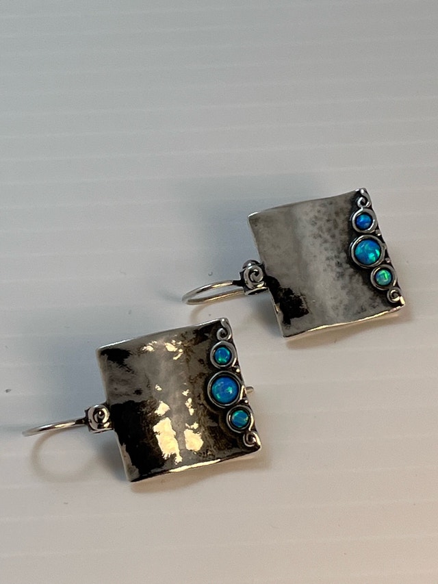 New 925 Opal Earrings - photo 3