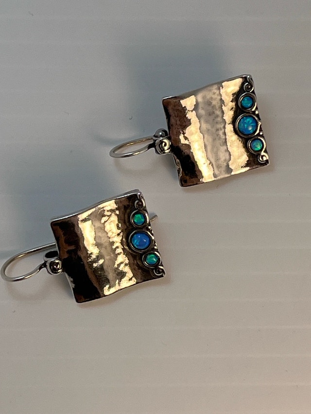 New 925 Opal Earrings - photo 5