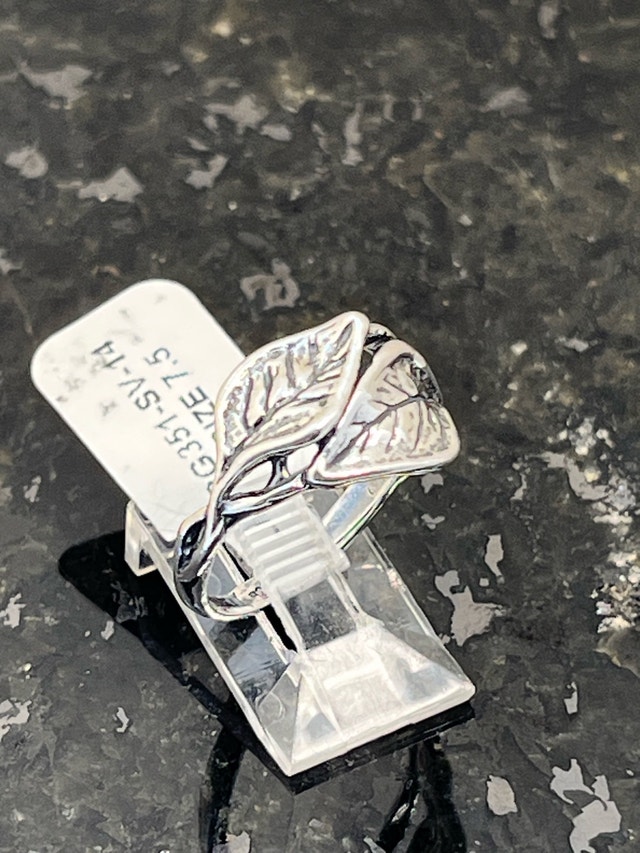 New 925 Sterling Silver Leaf Ring - Sizes 5.5-8.75 - photo 5