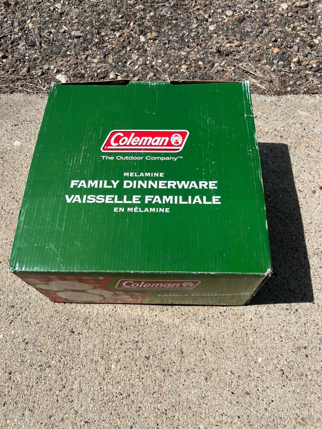 Coleman Melamine 12 pc. Dishware Set (used once) - photo 3
