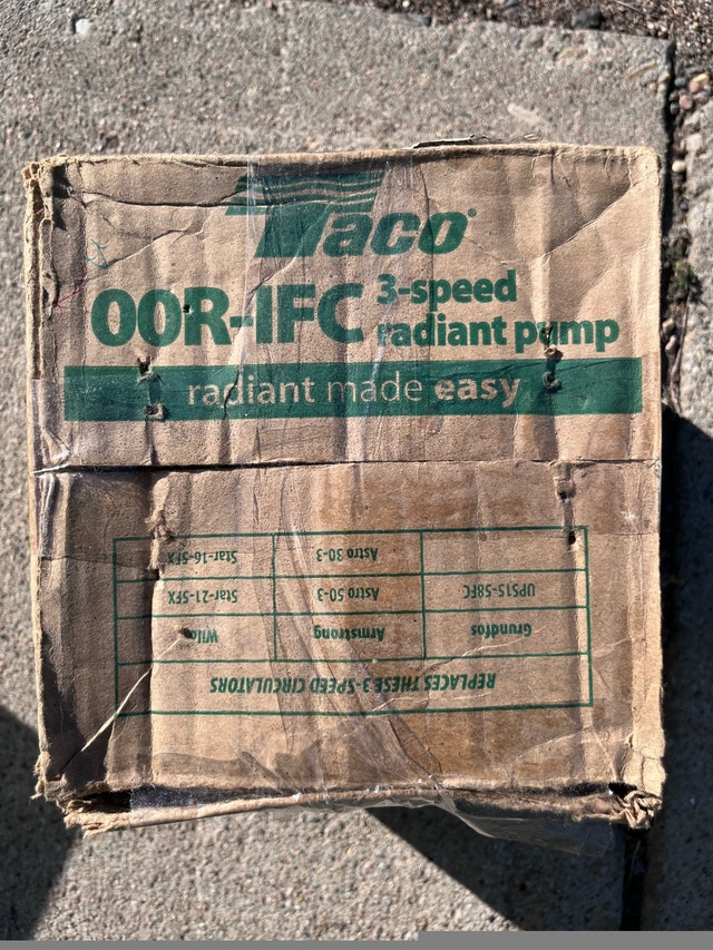 Taco 00R-MSF1-1IFC Circulator Water Pump - photo 5
