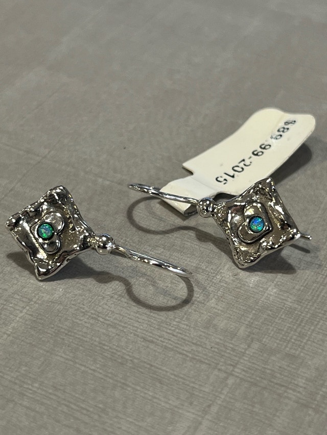 New Sterling Silver Opal Earrings - photo 2