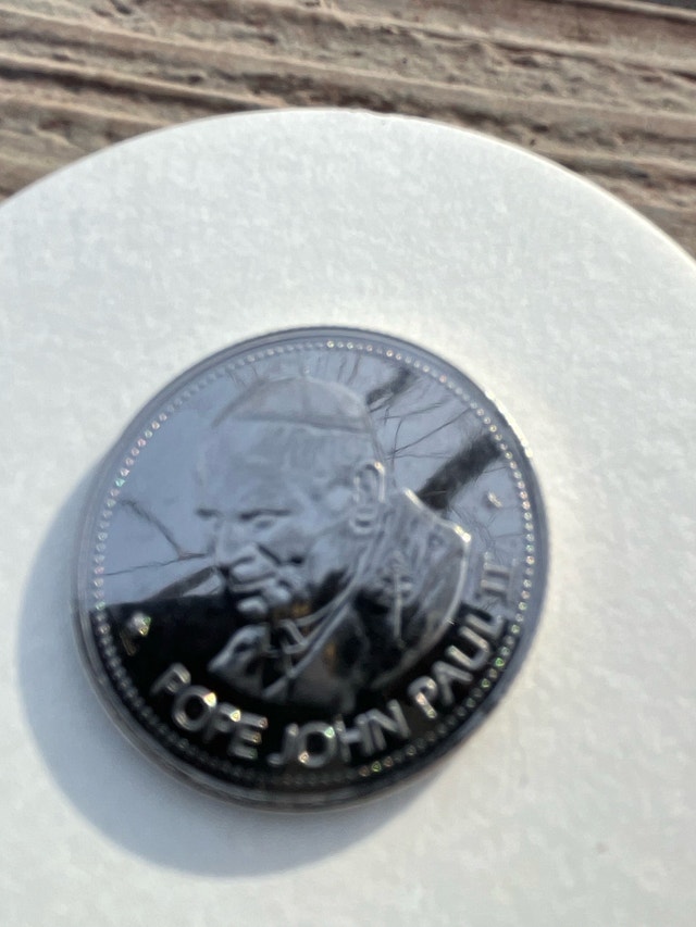 Pope John Paul II 1984 Alberta Visit Commemorative Coin