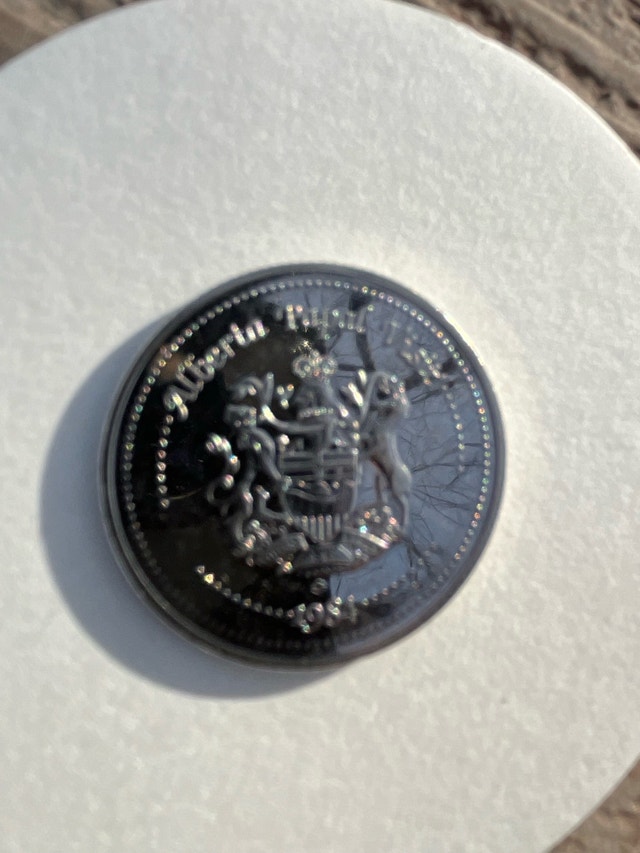 Pope John Paul II 1984 Alberta Visit Commemorative Coin - photo 5