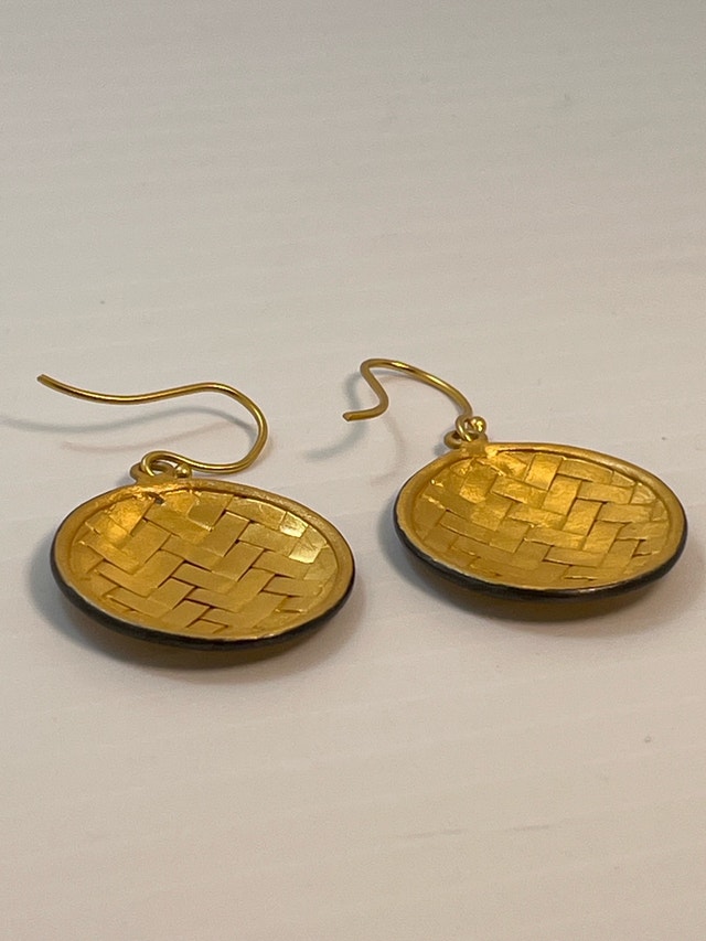 New 925 Gold Bond Earrings - photo 5