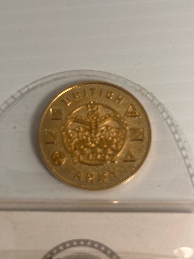 British Army Challenge Coin - photo 2