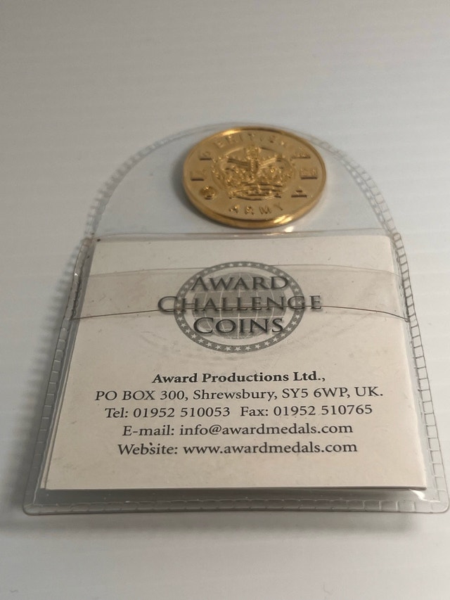 British Army Challenge Coin - photo 5