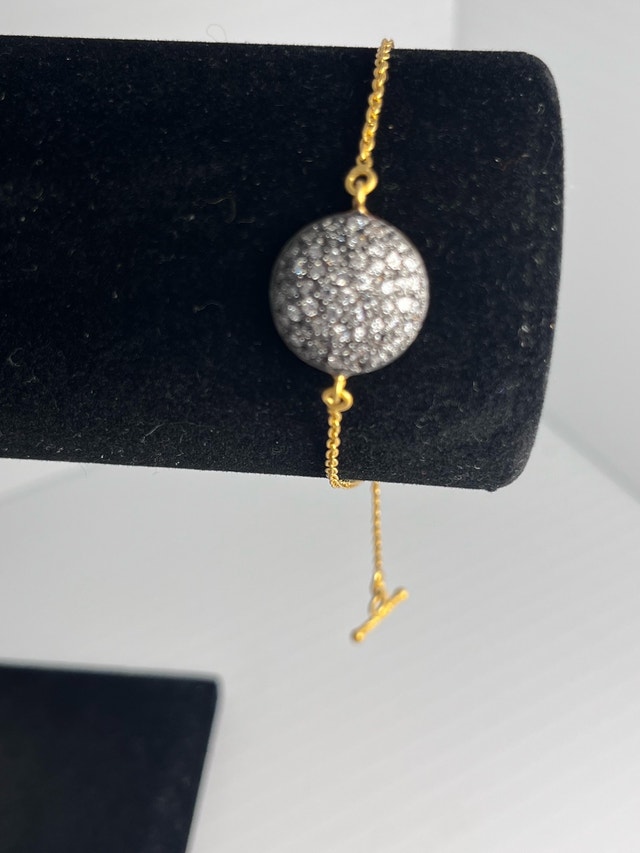 New 925 Gold Bond Adjustable Bracelet