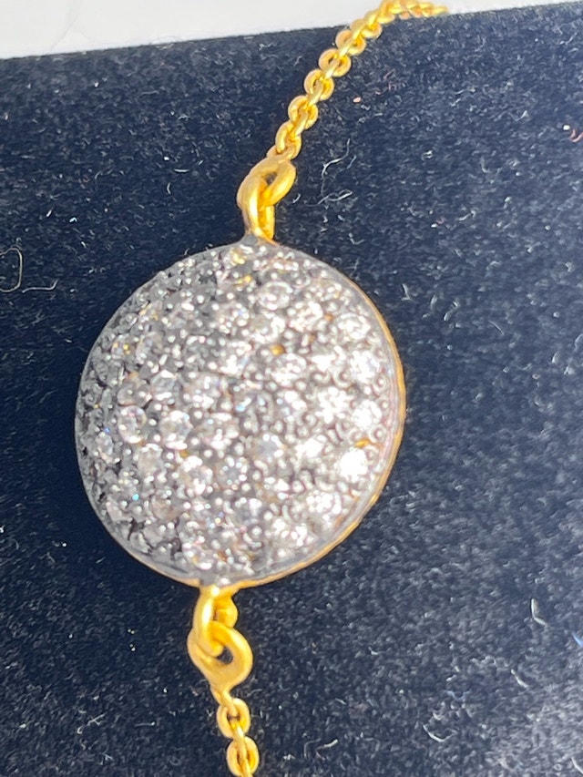 New 925 Gold Bond Adjustable Bracelet - photo 2