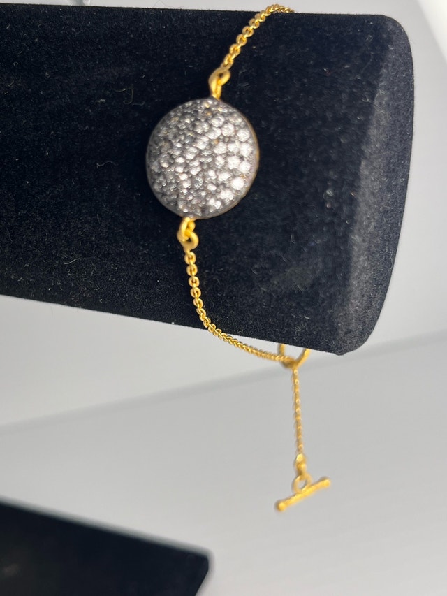 New 925 Gold Bond Adjustable Bracelet - photo 3