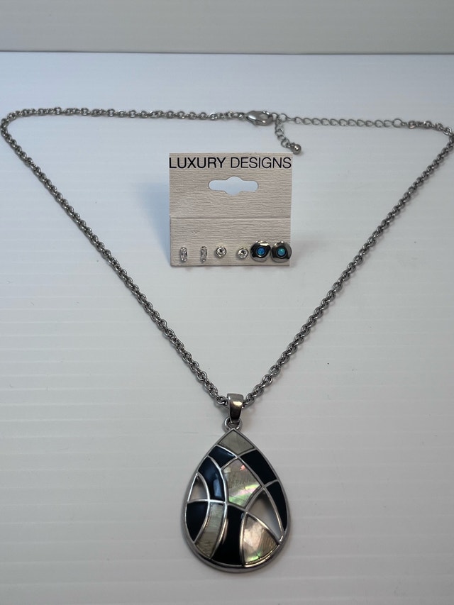 Costume Necklace And Earrings