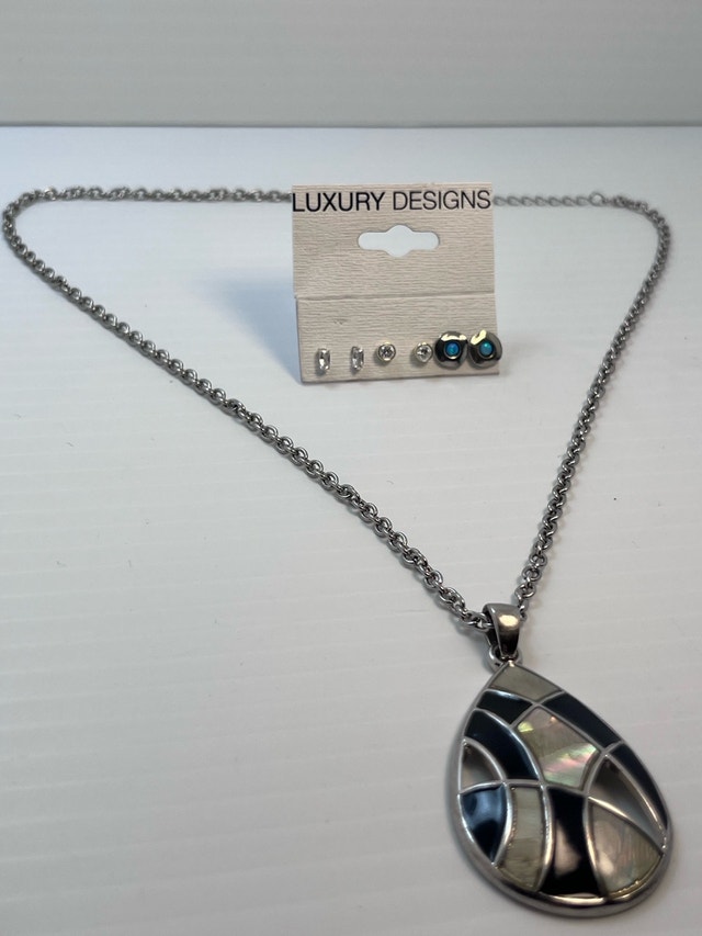 Costume Necklace And Earrings - photo 4