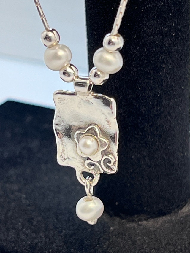 New 925 Sterling Silver Genuine Pearl Necklace - photo 5