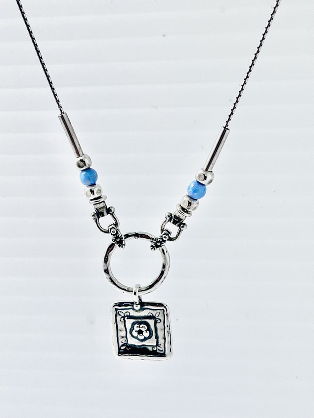 New 925 Sterling Silver Genuine Opal Necklace - photo 4
