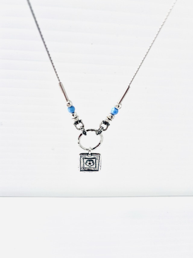 New 925 Sterling Silver Genuine Opal Necklace - photo 5