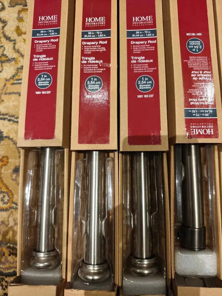 Home Decorators Collection Curtain Rod 36-72 inch image indicator(2)