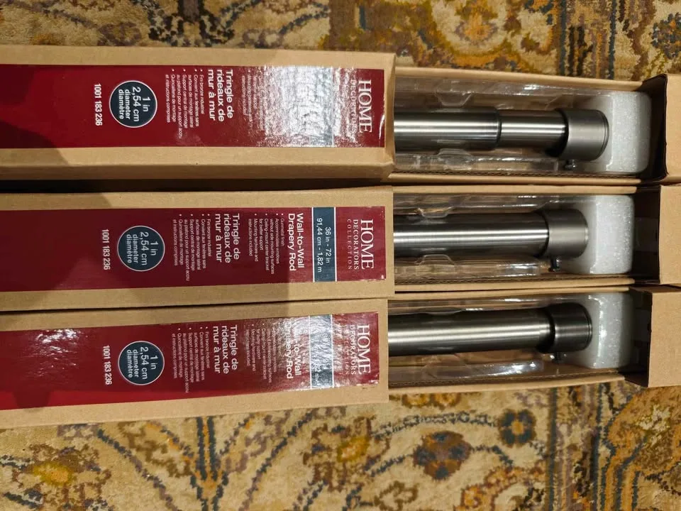 Home Decorators Collection Curtain Rod 36-72 inch image indicator(4)