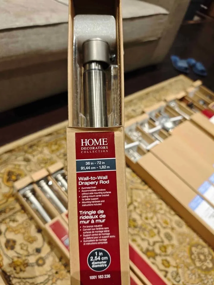 Home Decorators Collection Curtain Rod 36-72 inch image indicator(5)