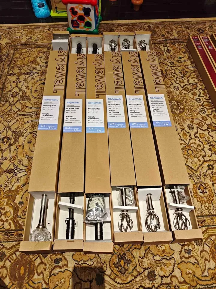 StyleWell Curtain Rod Kit 36-66 inch thumbnail