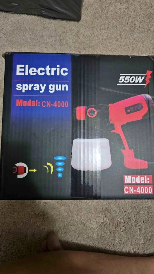 Electric Spray Gun - 550W High Power Paint Sprayer (CN-4000)