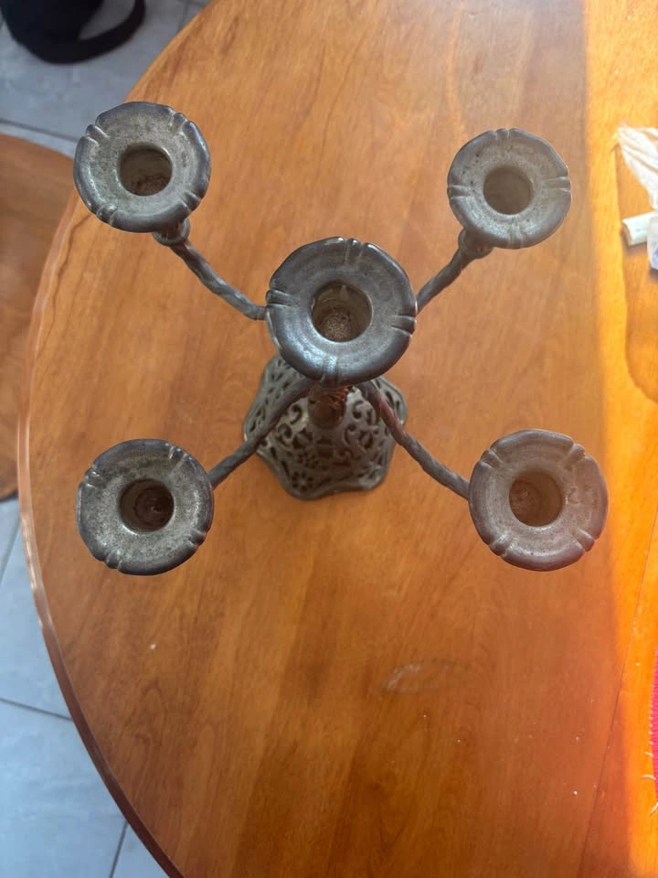 EP Zinc 5 arm Candelabra - photo 2